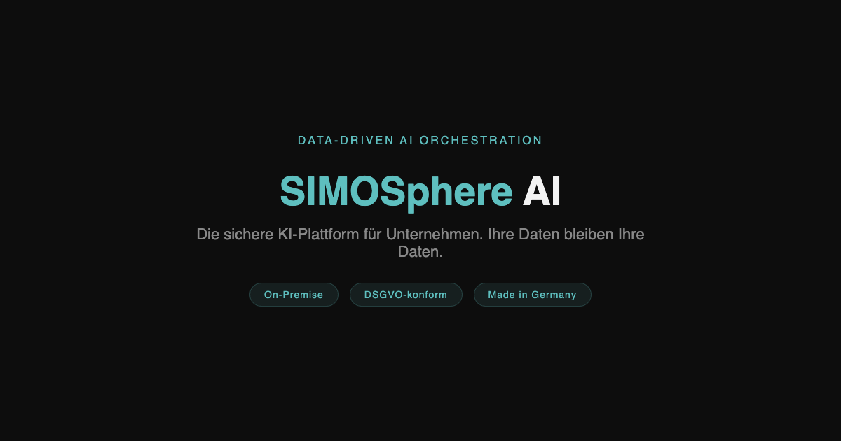 SIMOSphere AI Open-Graph Image